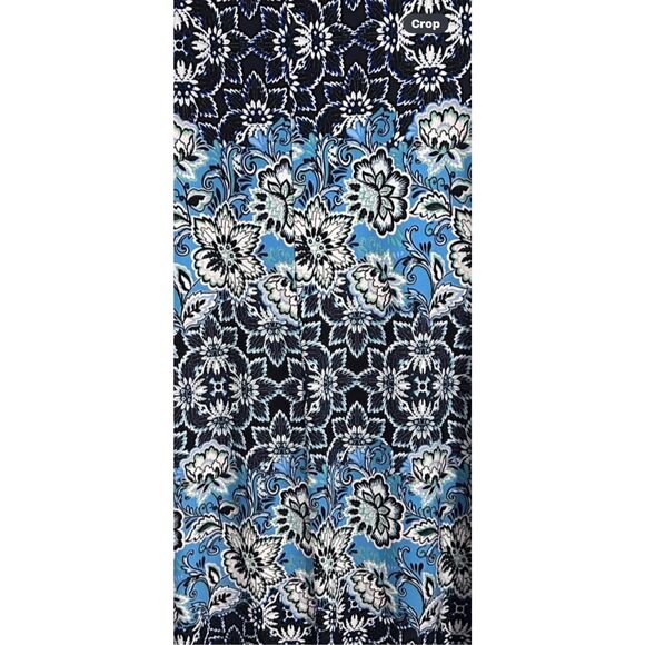 Jessica Howard Blue White Floral Border Print Sheath Dress Women’s Size 10 - Picture 10 of 10